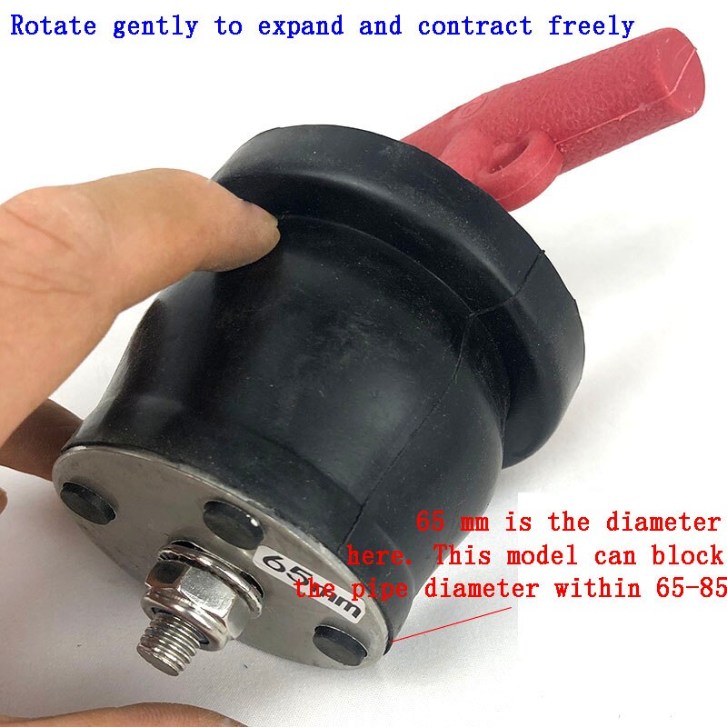 Drain hole plug drain pipe plug plug drain outlet rubber pool pipe plugging head pipe cap marine