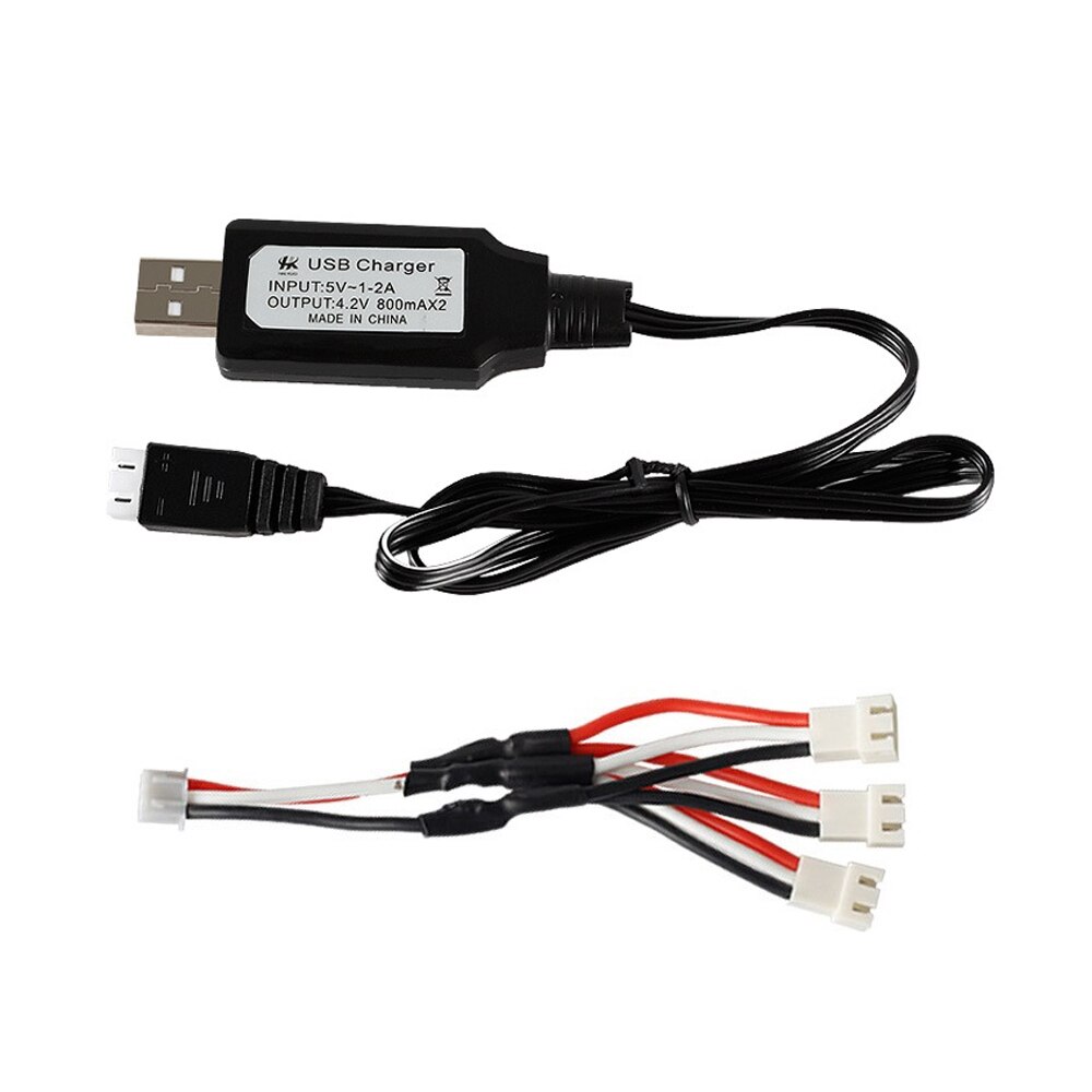 Originele Xinlehong 9125 Afstandsbediening Rc Auto Onderdelen 7.4 V 1600Mah Lipo Batterij XLH9125 Batterij 7.4 V 1600mah: USB 3in1