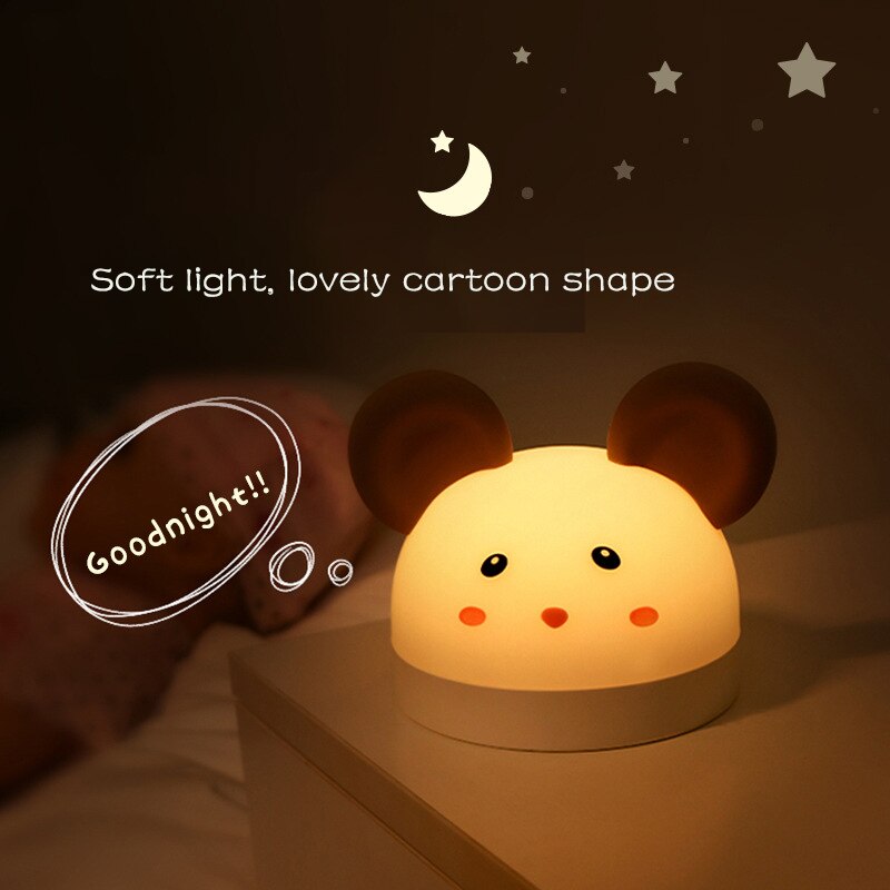 Wake Up Light Alarm Clock Digital Cartoon kids Bedroom Bedside LED Small Alarm desk decoration alram clock