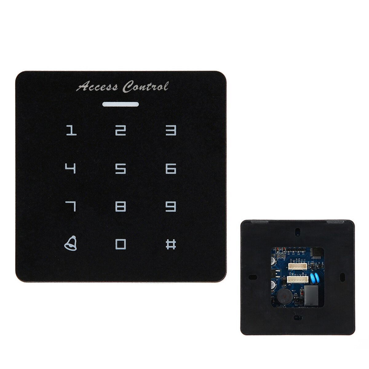 Adgangskode rfid kortlæser dør adgangskontrol kontaktløs controller tastatur system med id kort​ og ledningsnet