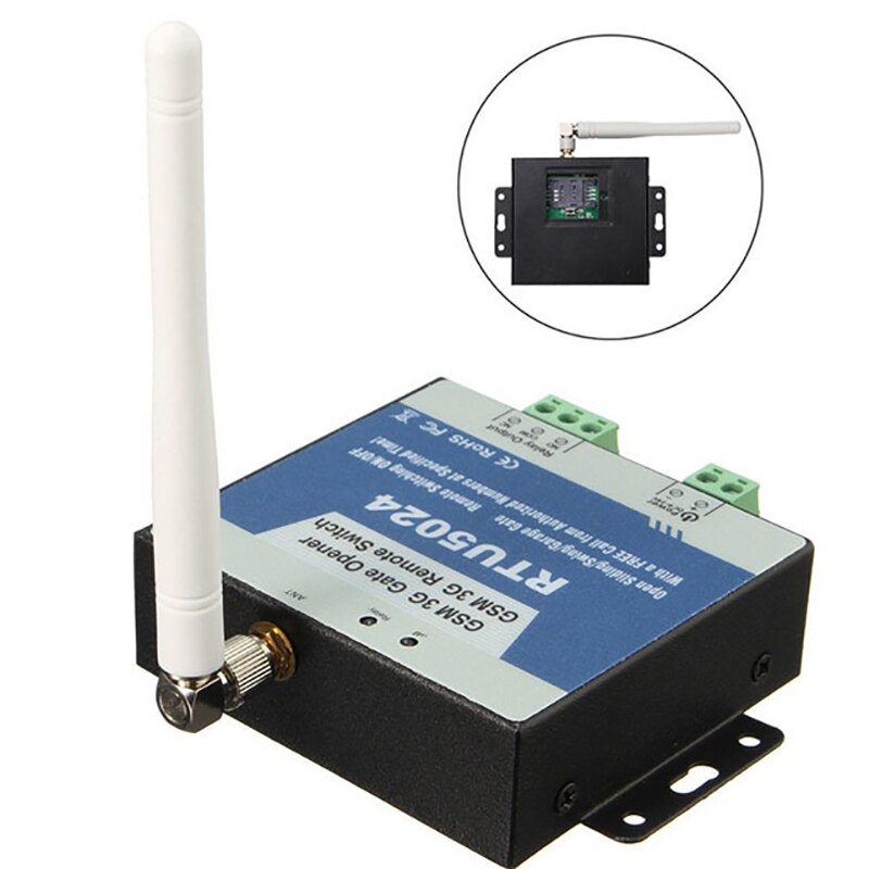 RTU5024 abridor de puerta interruptor de relé interruptor remoto GSM acceso de puerta abridor de puerta inalámbrico por llamada gratuita 850/900/1800/1900 MHZ