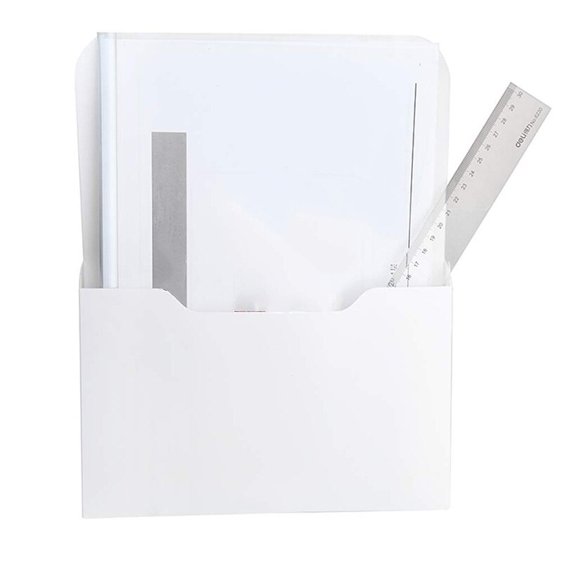 Magnetic File Holder - Magnetic Paper Holder, Pocket Organizer Office Supplies Storage Mail Organizer for Notebooks,Letter