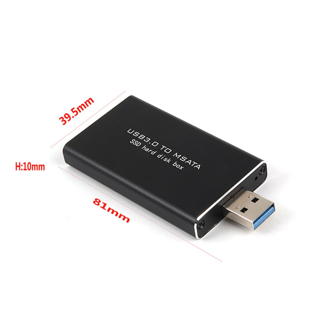 Boîtier Mobile USB XT-XINTE vers mSATA, adaptateur de disque dur, USB 3.0 vers mini SATA, 5Gbps, M2 SSD, boîtier Mobile 3.0