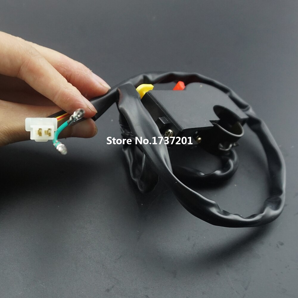 Electric Start Starter Stop On Off Kill Switch Motorcycle Dirt Pit Atv Quad Bike