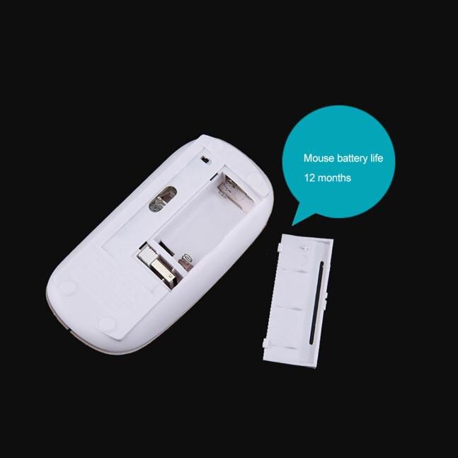 Ultra-thin mini keyboard Low noise Ergonomic Computer Silent PC Laptop Mouse Suit 2.4G wireless keyboards