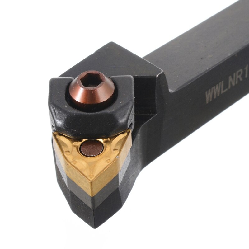 -1 Pc Wwlnr1616H08 Gereedschaphouder Boring Bar 16X125Mm + 4 Stuks Wnmg0804 Inserts Met L wrench Voor Draaibank Draaien Gereedschap