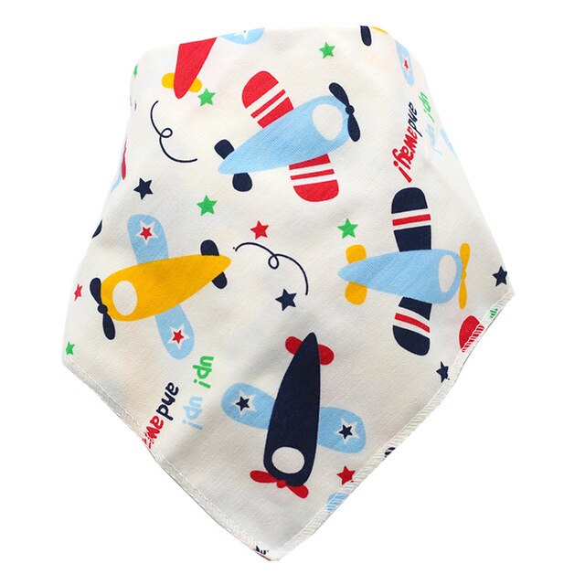 5 pçs babadores do bebê triângulo algodão duplo bandana babadores à prova dwaterproof água bebê meninos meninas alimentação macacão infantil arroto pano do bebê saliva toalha: 1PC