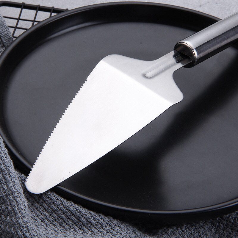 Pala triangular de acero inoxidable para pasteles, pala para queso, cuchillo tarta cumpleaños, utensilios para hornear, de fábrica