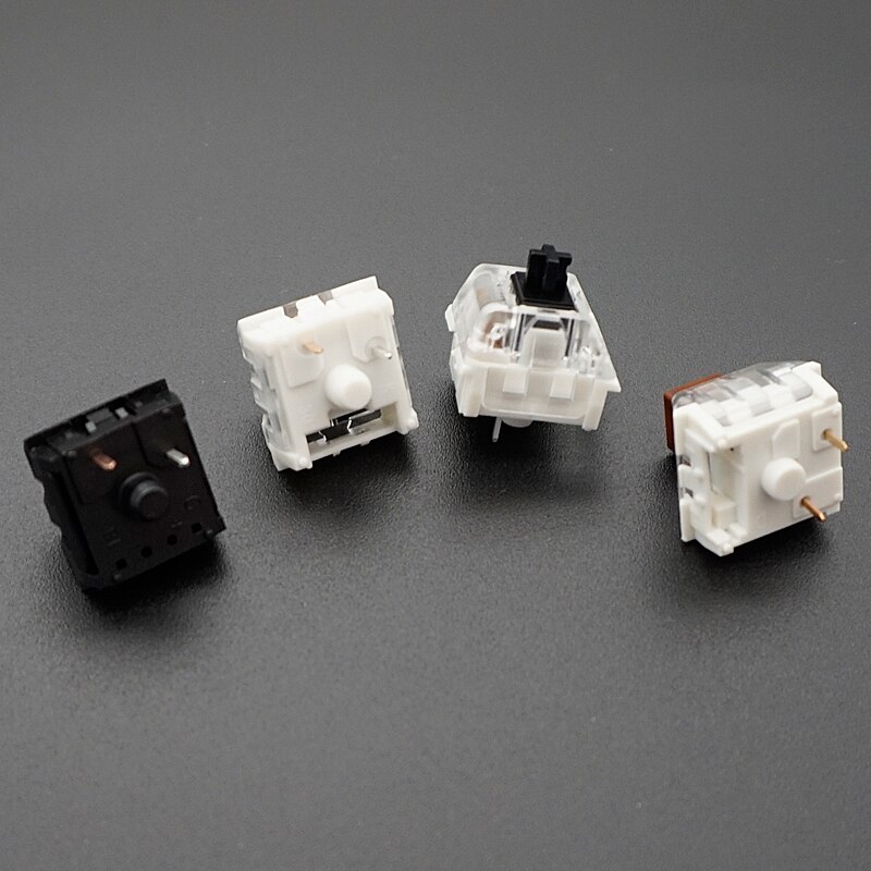 Kailh Mechanischer Tastaturschalter RGB SMD Schwarz verrotten Braun Blau Weiß Kasten Staubdichte Tastatur DIY Geeignet für Kirsche MX-Schalter