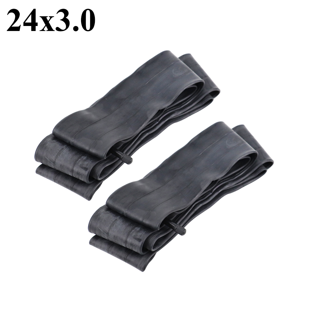1 Pc Strand Fahrrad Schlauch 24x3,0 24*3,0 24x3 24*3 Fahrrad Butyl Innenrohr für Schneemobile Fahrräder ATV Schwarz Reifen 24 Zoll Zubehör