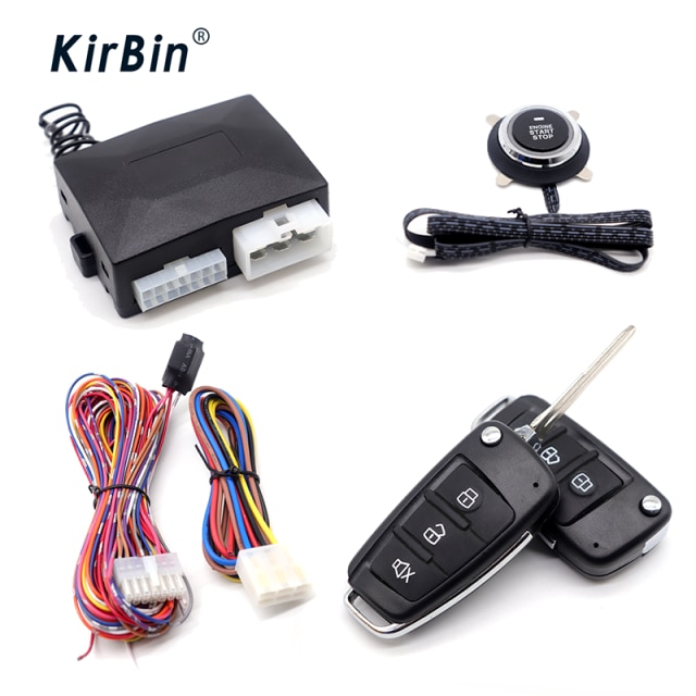 kirbin 12V car alarm,ignition system,central locking car,starter for car,Start stop button,car intelligent system: D288-S