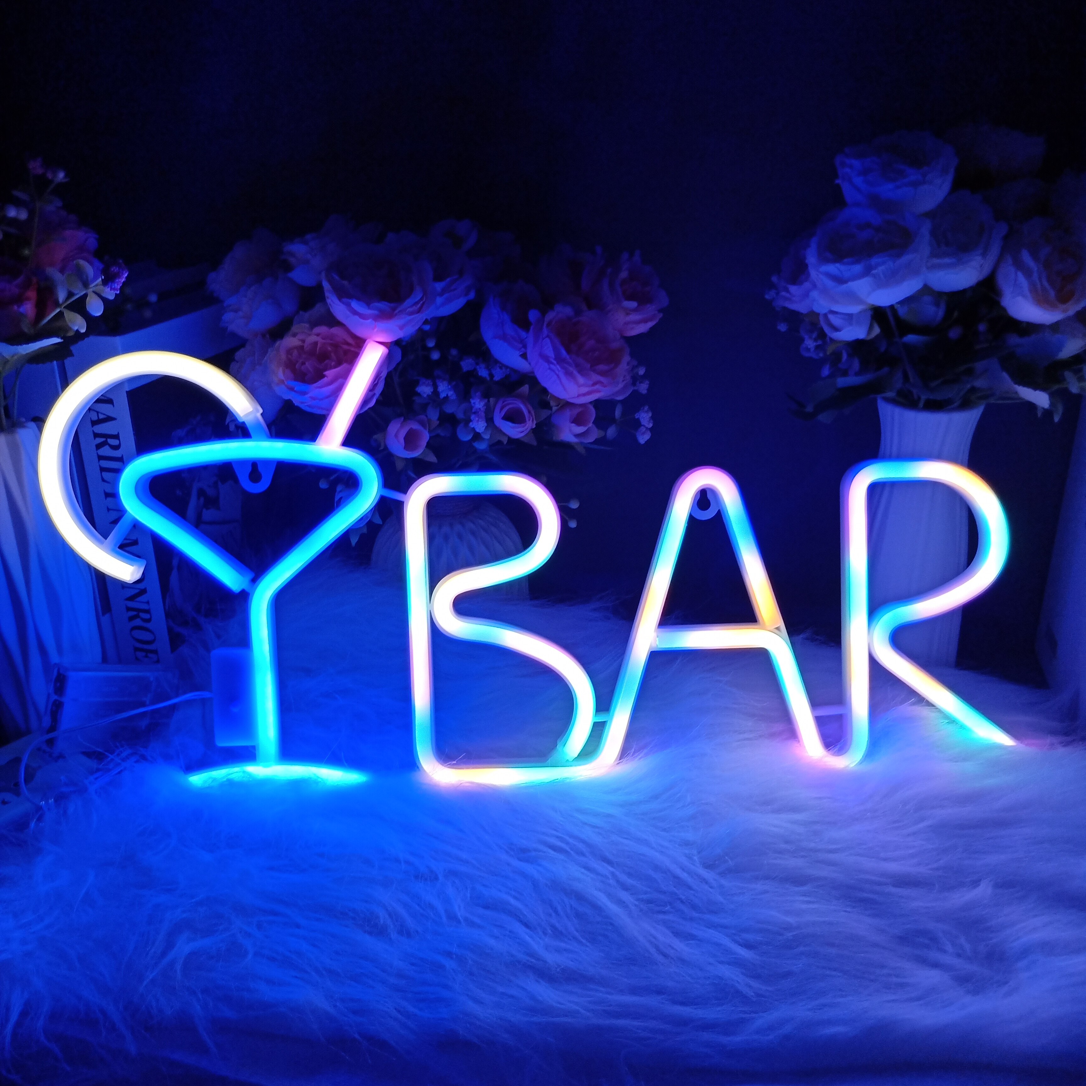 Panneau lumineux LED coloré avec télécommande, luminaire décoratif d&#39;intérieur, luminaire décoratif d&#39;intérieur, idéal pour une fête, une boutique ou un KTV: Color bar