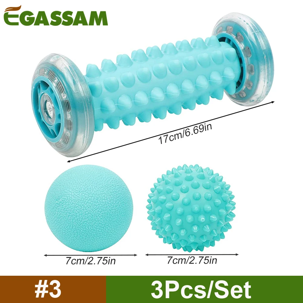 Massage Bal-Voet Pijn Therapie Kit-Plantaire Fasciitis, Hielspoor, Pijnlijke Spieren, Trigger Point - Back, Arm, Nek, Schouder, Been: Ivoor