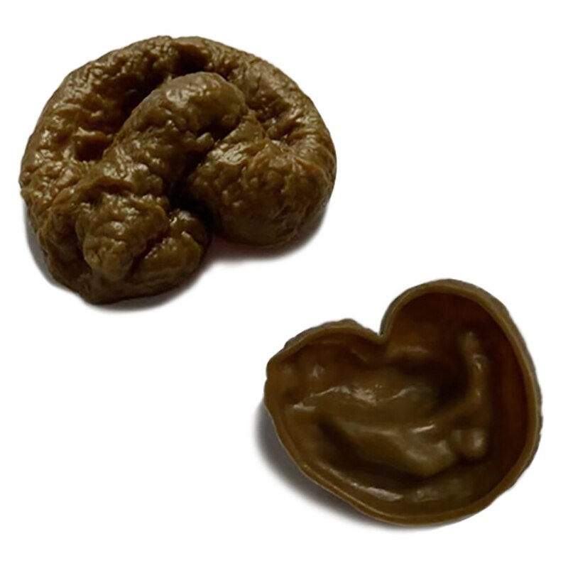 Juguetes de broma realistas de plástico para niños, caca falsa humana, caca, truco divertido, caca, 1 unidad