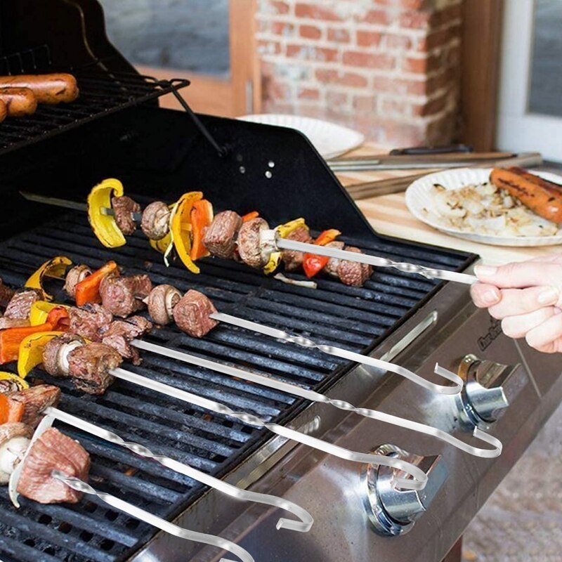 Stainless Steel 9-shaped Barbecue Sign Baking Pin ... – Grandado