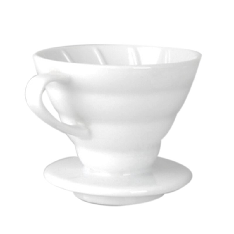 Práctica Boutique Taza de Café de Cerámica taza de café expreso Origami vasos de filtrado V60 embudo goteo filtros para tazas café Accessor