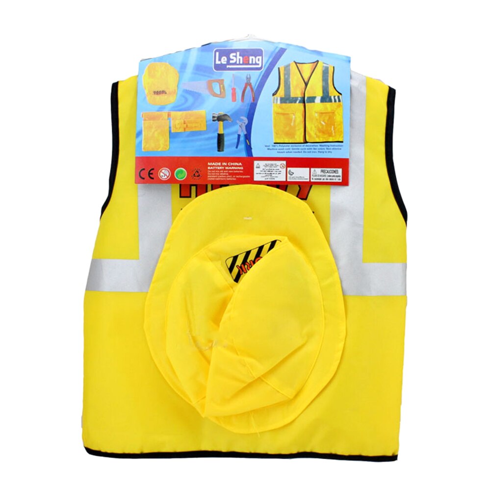 Innovatieve Bouwvakker Kostuum Rollenspel Kit Set Techniek Dress Up Educatief Speelgoed