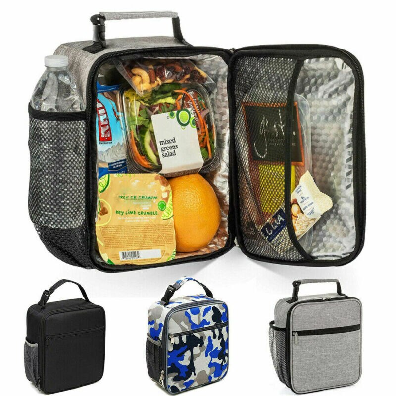 Udendørs camping isoleret madpakke køletaske picnic taske voksne børn vandreture mad opbevaring forsyninger