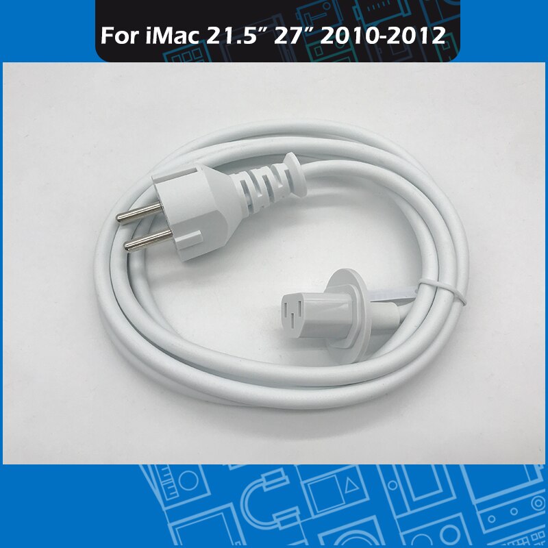 EU Plug Power cord cable For iMac 21.5" A1311 A1418 27" A1407 A1316 A1312 A1419 Charger Adapter Cable