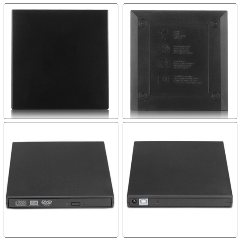 Universal Car USB 2.0 Portable External Ultra Speed CD-ROM DVD Player Drive Car Disc Support for Laptop PC Desktop