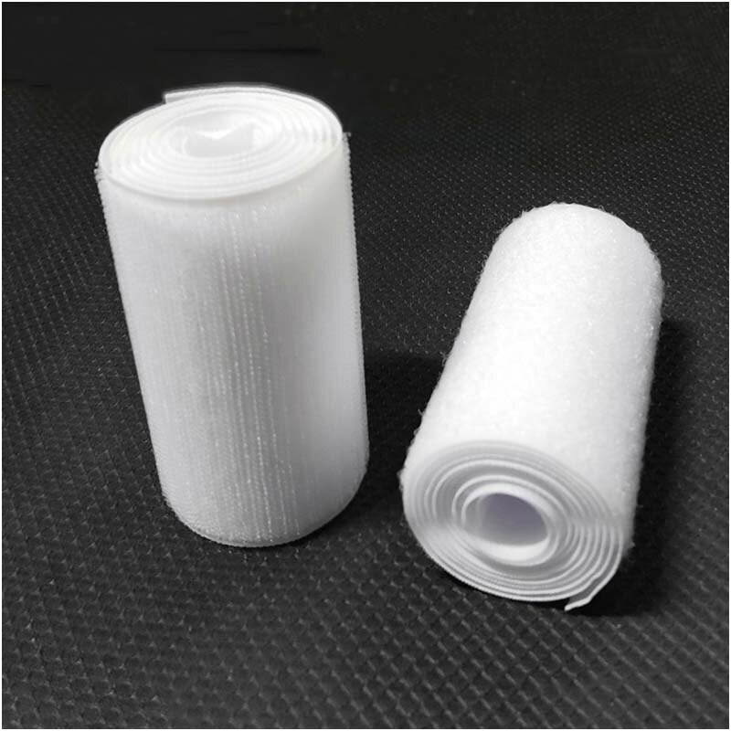 10Cm Breedte Wit Geen Lijm Klittenbandsluiting Tape Naaien Accessoires Tape Sticker Strap Couture Strip Kleding Wit