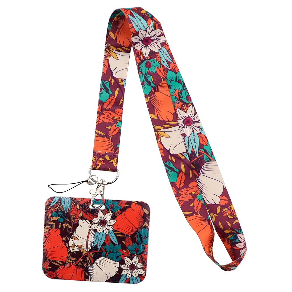 CB1272 Rose Bloem Telefoon Lanyard Sport Strap Hals Touw Mobiele Telefoon Strap Usb Badge Houder Lanyard Hals Ketting Accessoires: 10