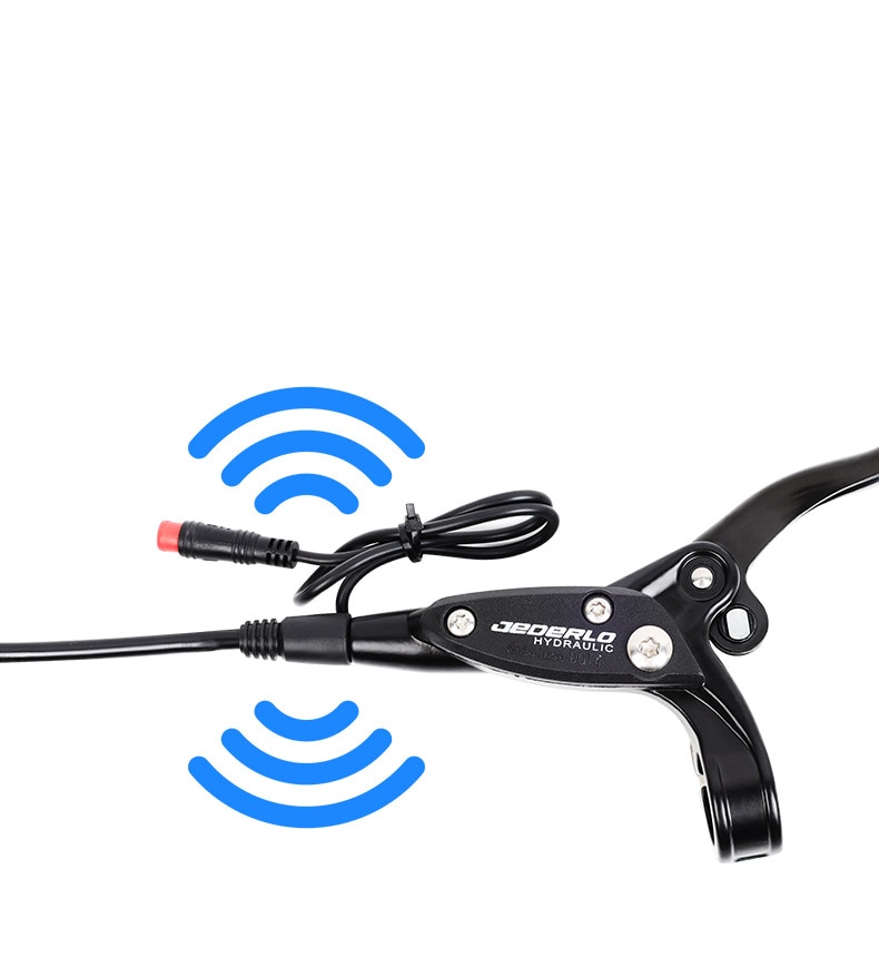 E-Bike MTB Hydraulic Disc brake Set Aluminum Alloy Electric bike scooter Power Control Shifter cut power off Bicycle Brakes