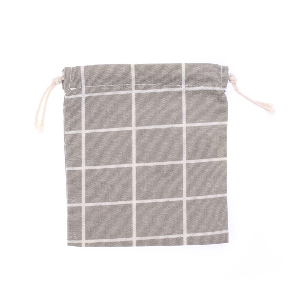 1PC Portable Drawstring Bags Cotton Handbag Storage Bags Travel Makeup Clothing Shoes Pouch Clothes Storage Travel Accessories: 04 / M (20x24cm)