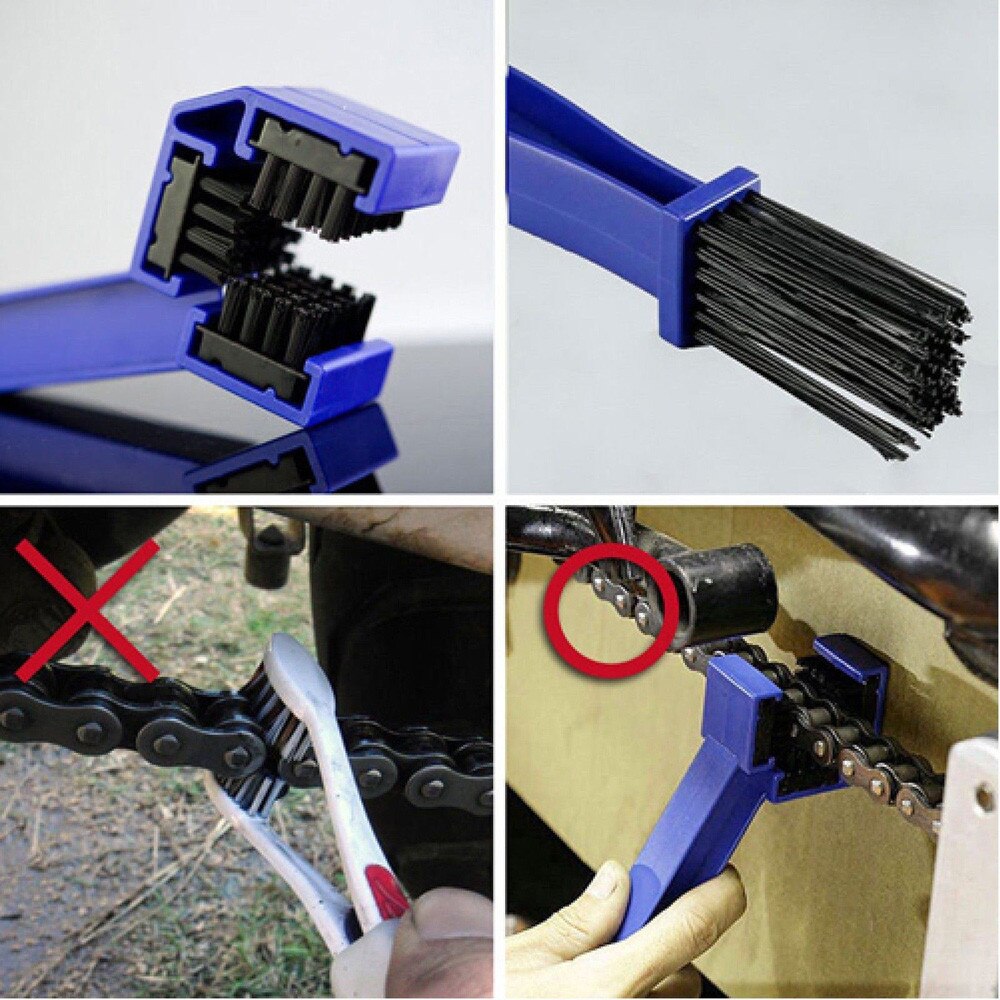 A set Mountain Cycling Cleaning Kit Portable Bicycle Chain Cleaner Bike Brushes Scrubber Wash Tool Outdoor Accessory #2
