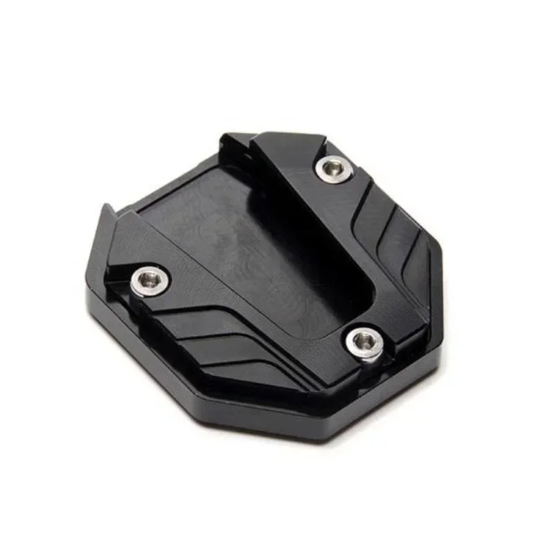 Piastra di supporto per cavalletto laterale per cavalletto per parcheggio per bici da moto Accessori per moto: Black