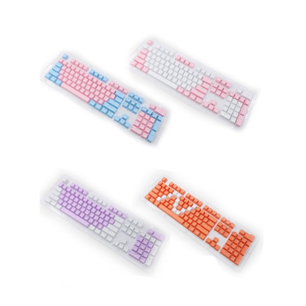 ABS material translúcido keycaps forma cuadrada universal keycaps para teclados mecánicos antidisturbios y antisuciedad
