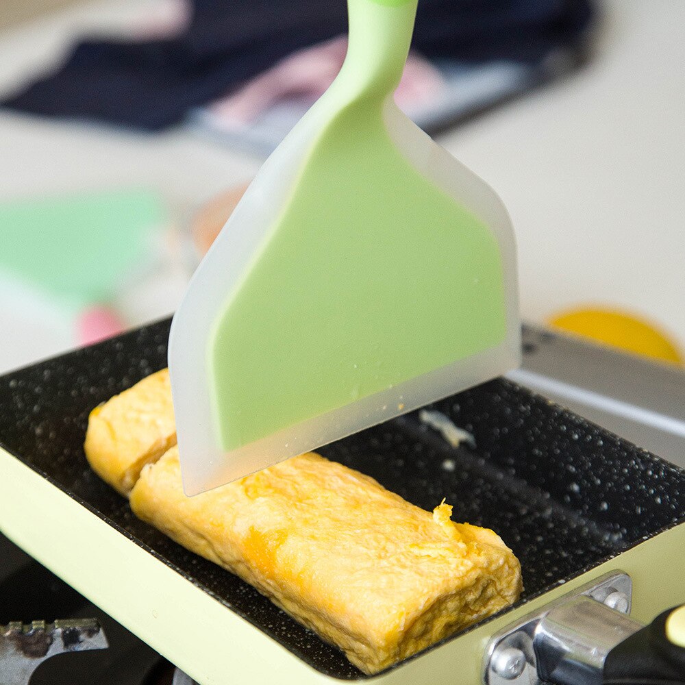Non-stick Silicone Cooking Beef Egg Kitchen Scraper Wide Pizza Spatula Kitchen Cake Baking Scraper Home Cookware Kitchen Tool