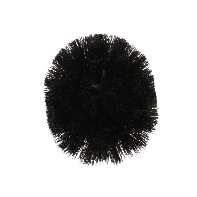 Cabezal de escobilla de baño de plástico Universal, repuesto, herramientas de baño limpias blancas y negras