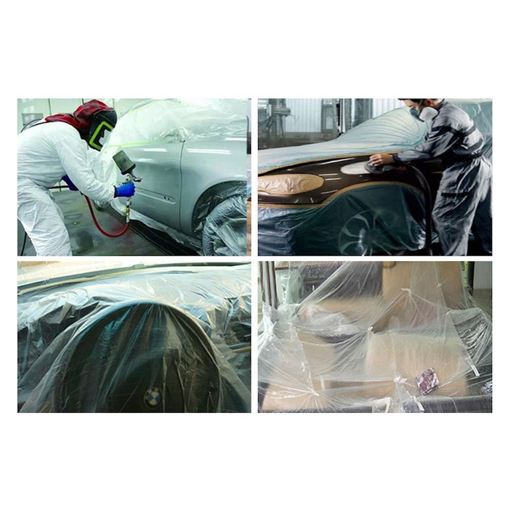 20M 1PCS Roll Spray Paint Protection Film For Car Paint Plasti Dip Rubber Paint Plasti Dip Masking Film Cover