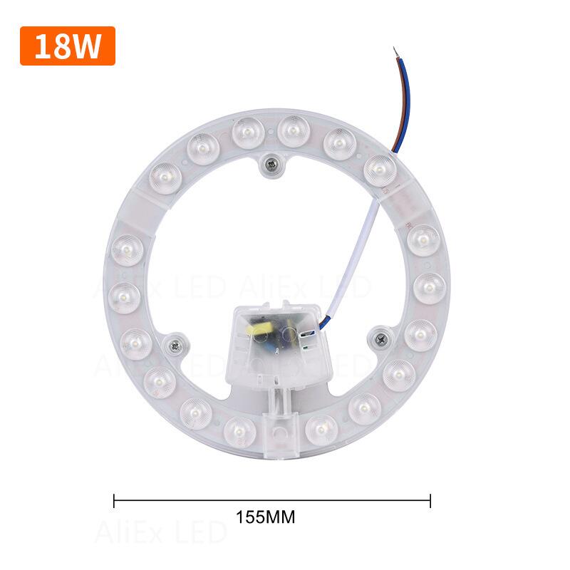 12W 18W 24W 36W 48W 72W 220V 240V Led Plafond Lamp Panel lamp Vervanging Chip Bron Lont Remould Led Hoge Helderheid Verlichting: 18W Cold White