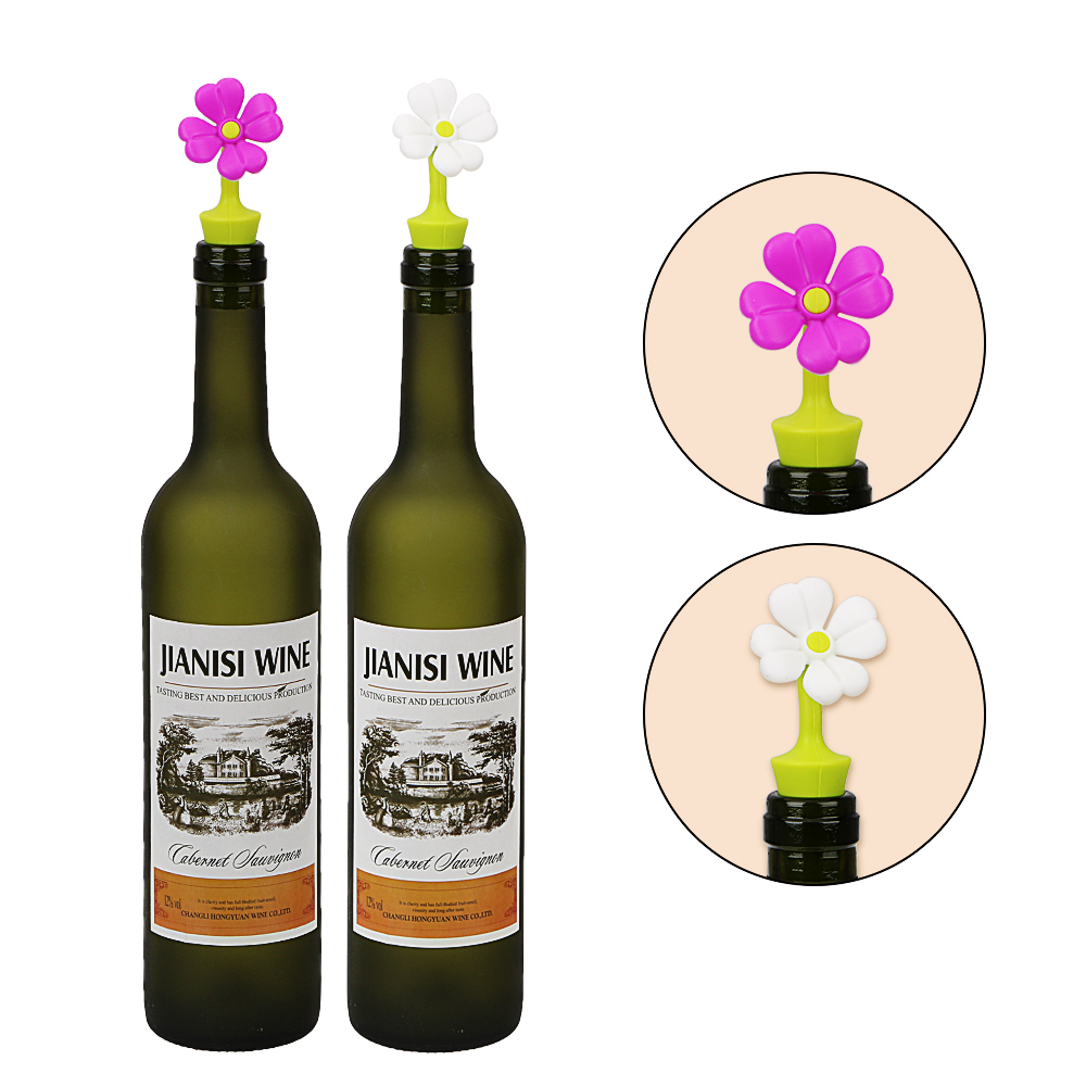 Juego de Herramientas para vino, Kit elevador de taladro de corcho, accesorios de cocina, abridor de vino, palanca de Bar, sacacorchos, cortador de papel de aluminio, abrebotellas: Rose Red Stopper