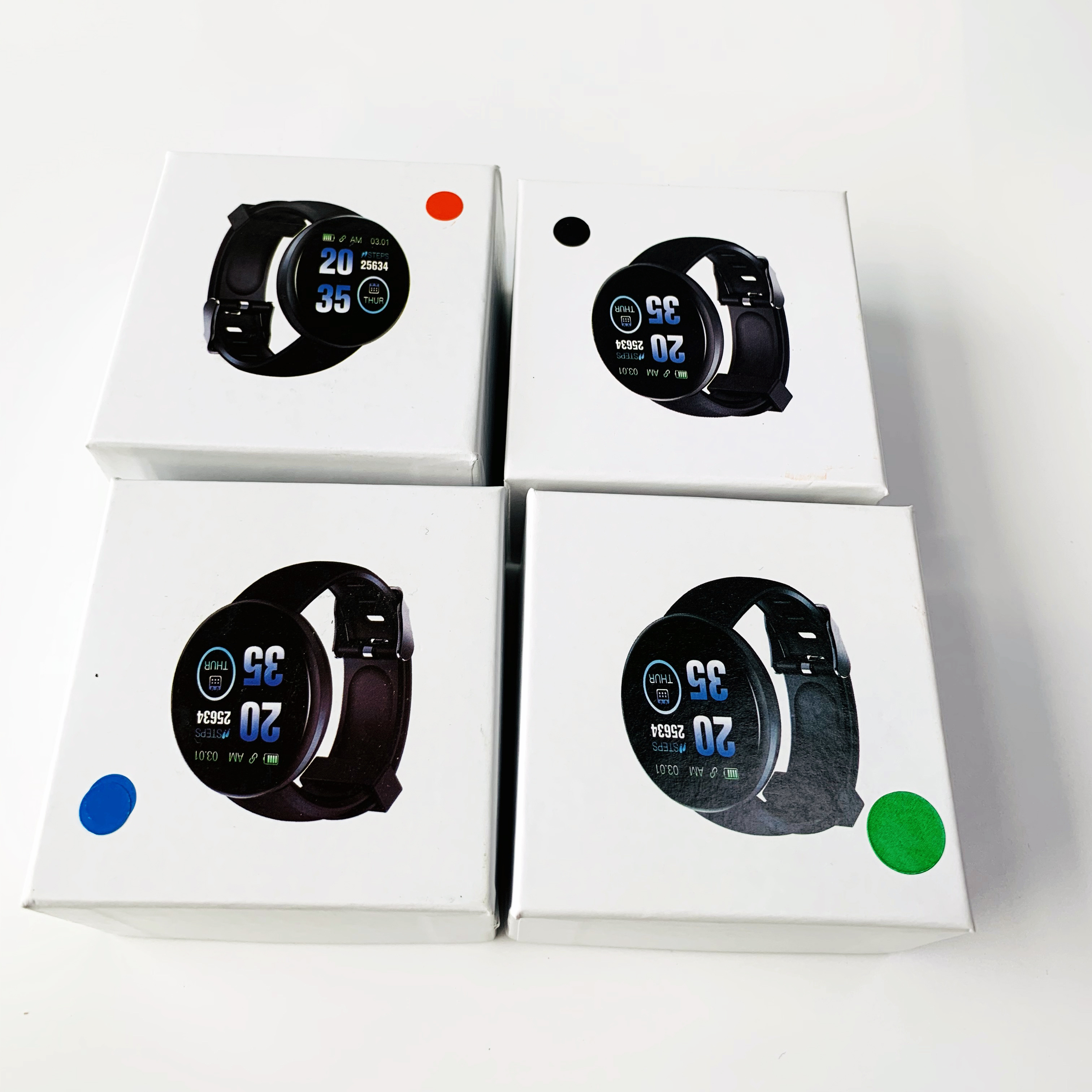 D18 Bluetooth montre intelligente hommes tension artérielle Smartwatch femmes hommes montre étanche Sport Tracker WhatsApp pour les téléphones Android Ios