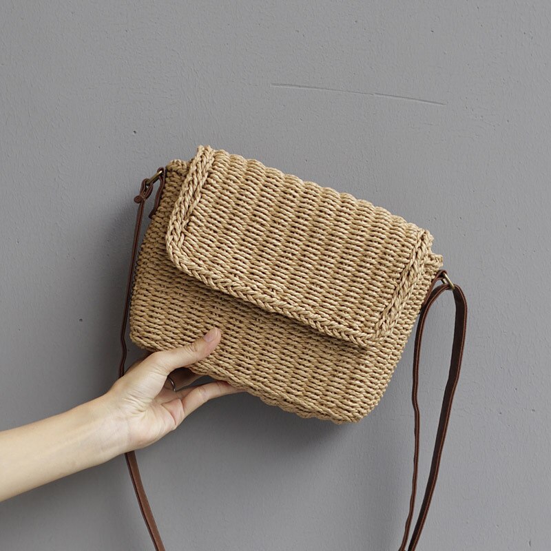 Vintage casual portable straw bag summer seaside beach bag women сумки женские пляжная сумка bolsa de playa соломенная сумка