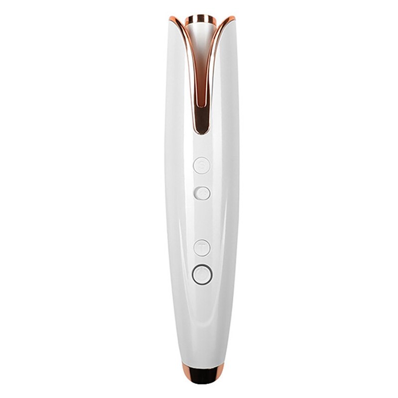 Auto Rotate Hair Curler Ceramic Curling Iron Long-Lasting Hair Styling Constant Temperature Wave Hair Care Hair Curler: white