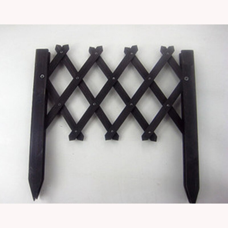 Wooden Telescopic Fence Wooden pile Garden wood fence Balcony courtyard decoration Flowerbed Small fence Natural anticorrosive
