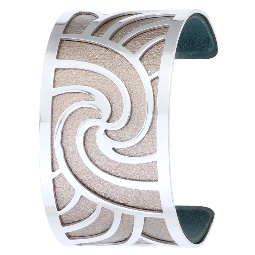 Cremo Stainless Steel 40MM Bracelet &Bangles For Women Interchangeable Leather Bangle Jewelry Bijoux Femme: 006