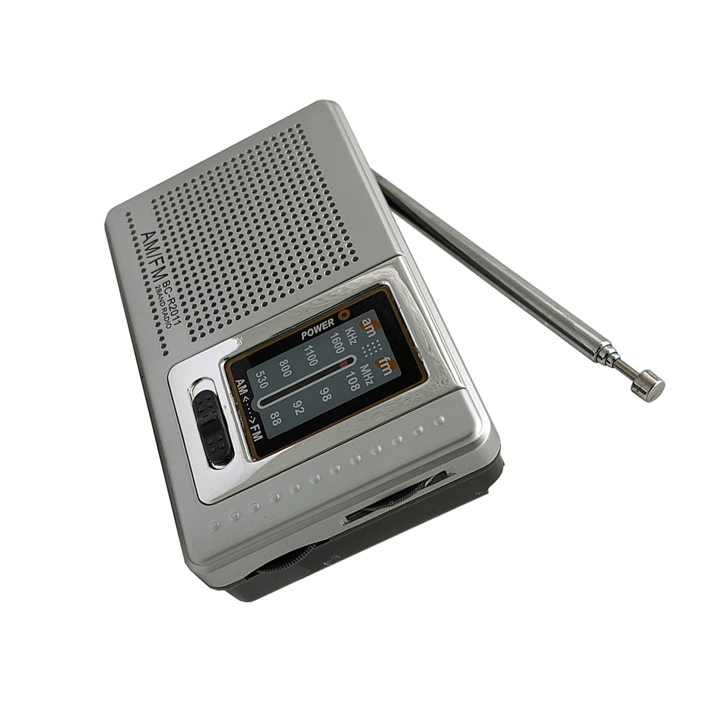 Mini Wide Reception Telescopic Antenna BC-R2011 World FM Receiver Easy To Carry Portable AM Radio