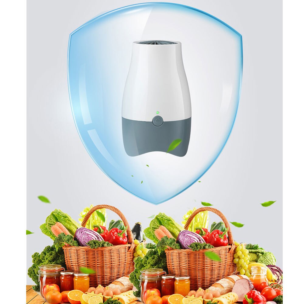 Ozon Generator Deodorizer Luchtreiniger Geur Elimator Sterilisator Desinfector Houden Frisse Lucht Verwijderen Slechte Geur Voor Koelkast Etc