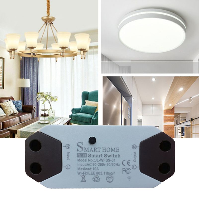 WiFi Smart Light Switch Breaker APP Remote Control Family Sharing Timer Setting Intelligent Speaker Voice Control