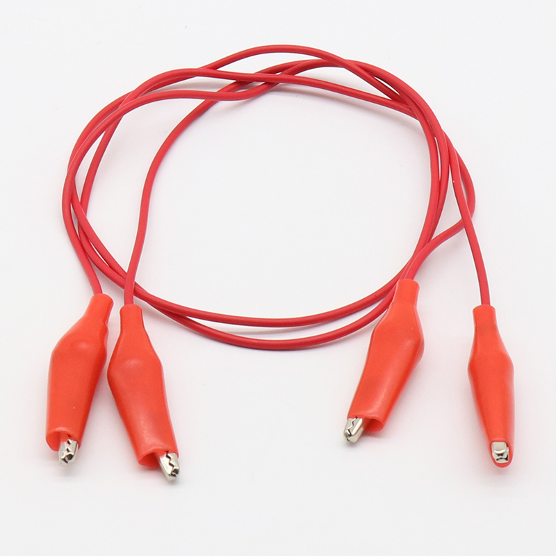 Brand 10 stuks Alligator Clips Elektrische DIY Meetsnoeren Alligator Double-ended Crocodile Clips Roach Clip Test Jumper draad