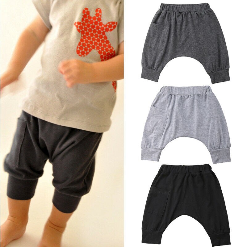 0-5Y enfants enfant bébé garçon Harem Sport pantalon survêtement pantalons Leggings vêtements bébé Costume