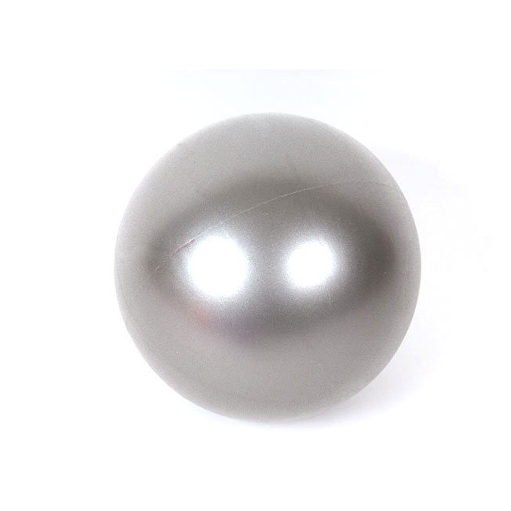 25cm Yoga Ball Exercise Gymnastics Pilates Ball Balance Exercise Gym Sports Ball PVC Indoor Home Training Mini Yoga Ball: gray
