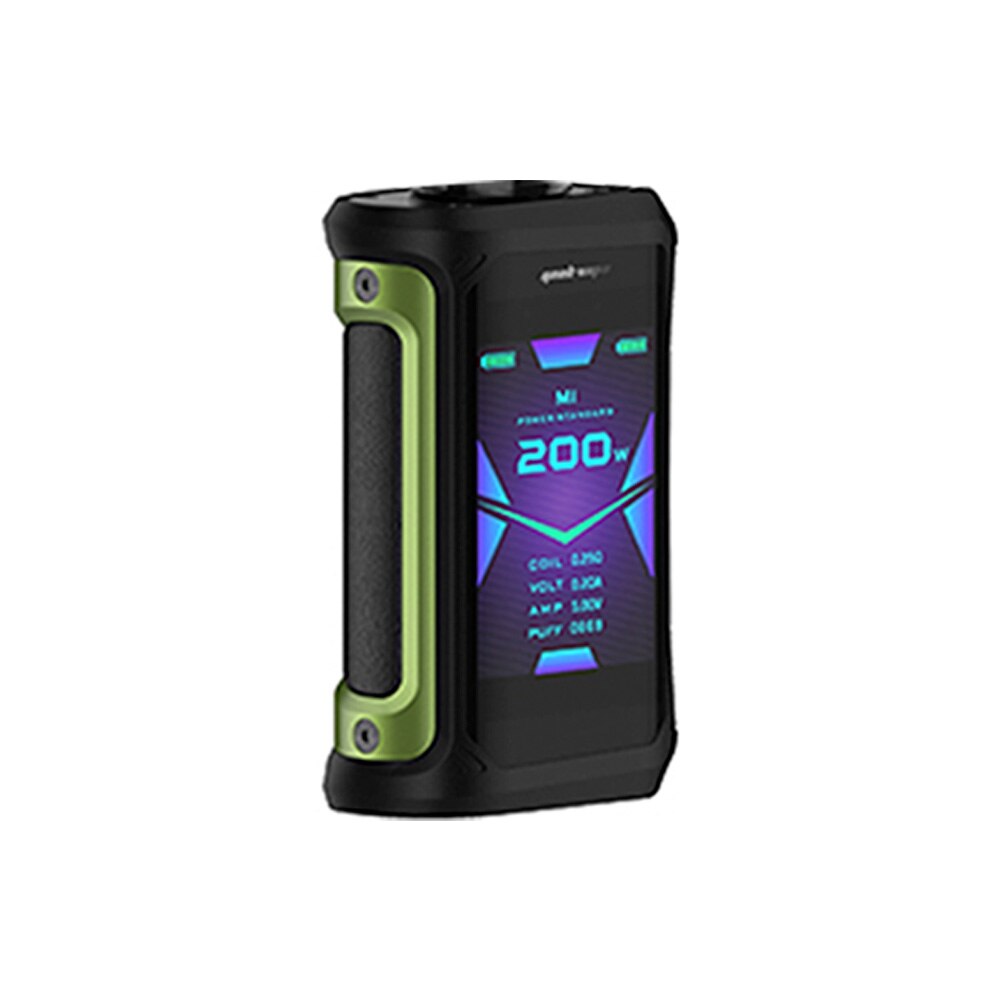 Original Geekvape Aegis X 200W TC Mod w/ AS2.0 Chipset & 2.4inch OLED Screen E-cig Vape Mod Vs Drag Max / Aegis Solo / Argus Mod: Green Black