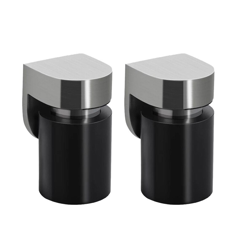 2 Pack Solid Stainless Steel Heavy Door Stop Door Retainer Cylindrical Floating Magnetic Door Stopper Furniture Hardware: Default Title