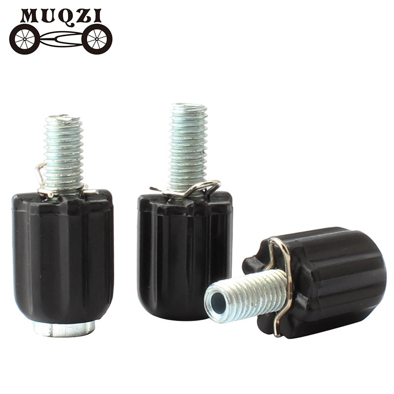 MUQZI 4pcs Bike Shifter Brake Cable Adjuster Screw M5 Fine Tuning Screw Rear Derailleur Positioning Bolt Mountain Road Bicycle